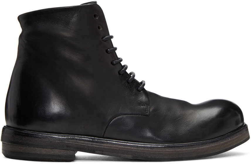 Marsell Black Zucca Zeppa Boots