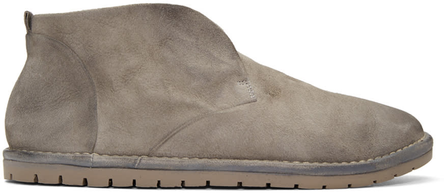 Marsell Grey Suede Loafers