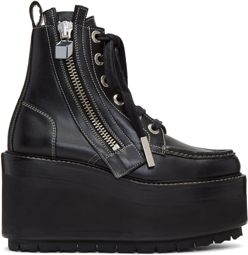 Pierre Hardy Black Up State Boots