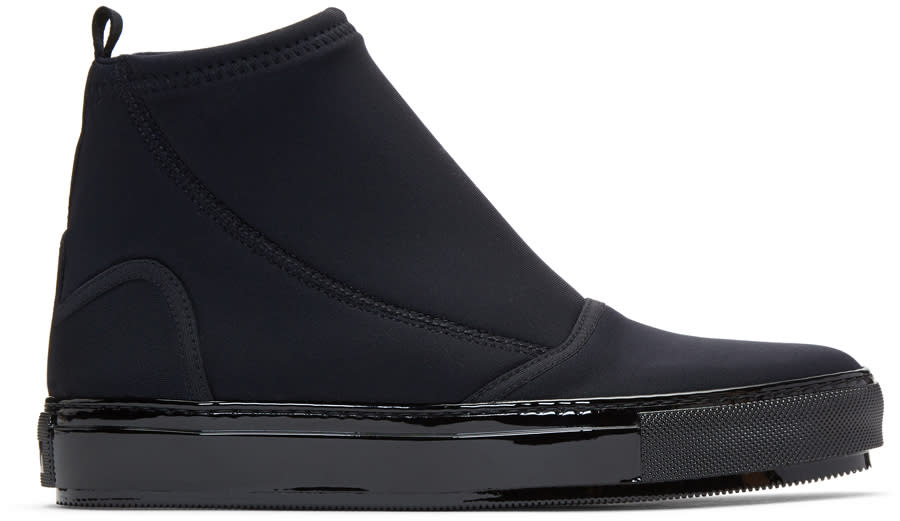 Marni Black Neoprene Boots