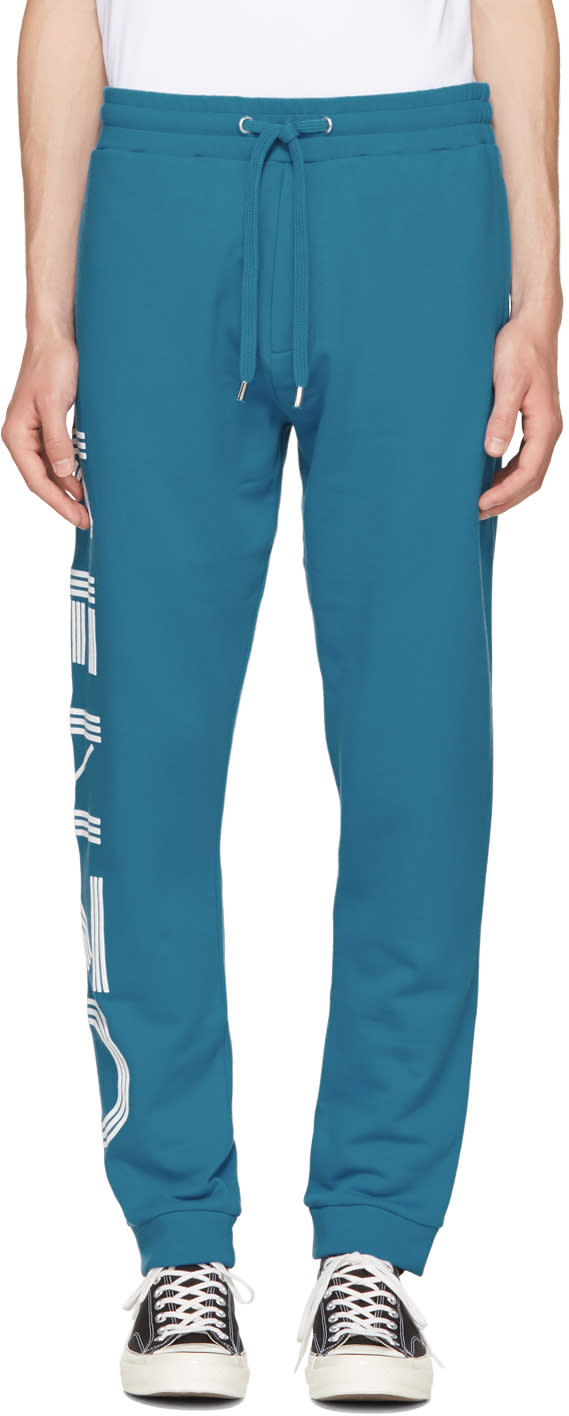Kenzo Blue Logo Jogpant Lounge Pants