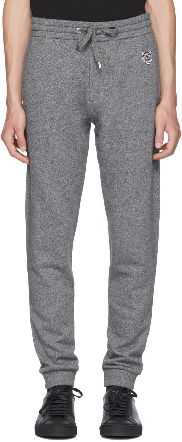 Kenzo Grey Tiger Crest Lounge Pants