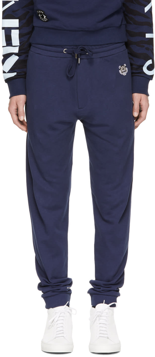 Kenzo Navy Tiger Crest Lounge Pants