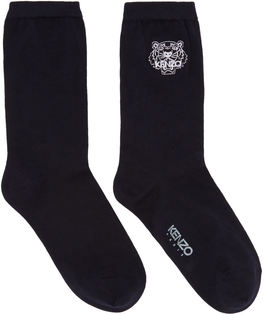 Kenzo Navy Tiger Socks