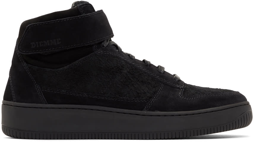 Diemme Black Suede Brenta Alto High-top Sneakers