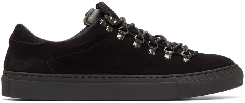 Diemme Black Suede Marostica Low Sneakers