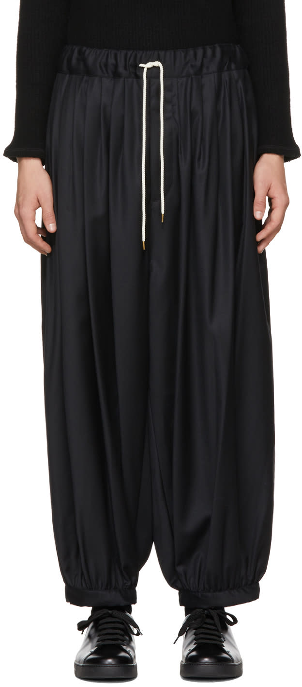 Sasquatchfabrix Black Balloon Trousers