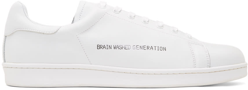 Undercover White brain Washed Generation Sneakers