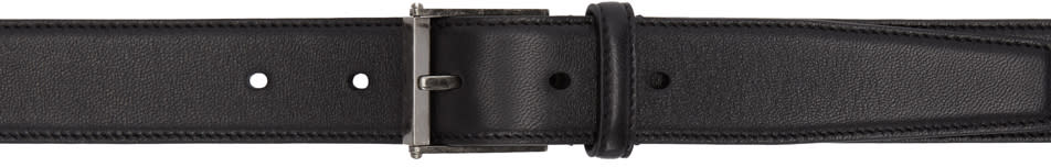 Saint Laurent Black Calfskin Belt