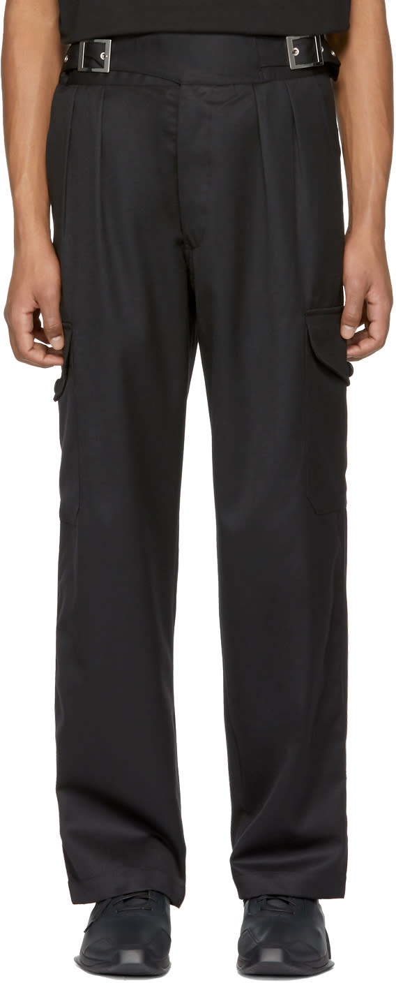 Ktz Black Quarter Trousers