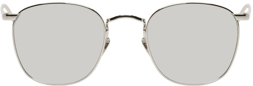 Linda Farrow Luxe White Gold Square 479 Sunglasses