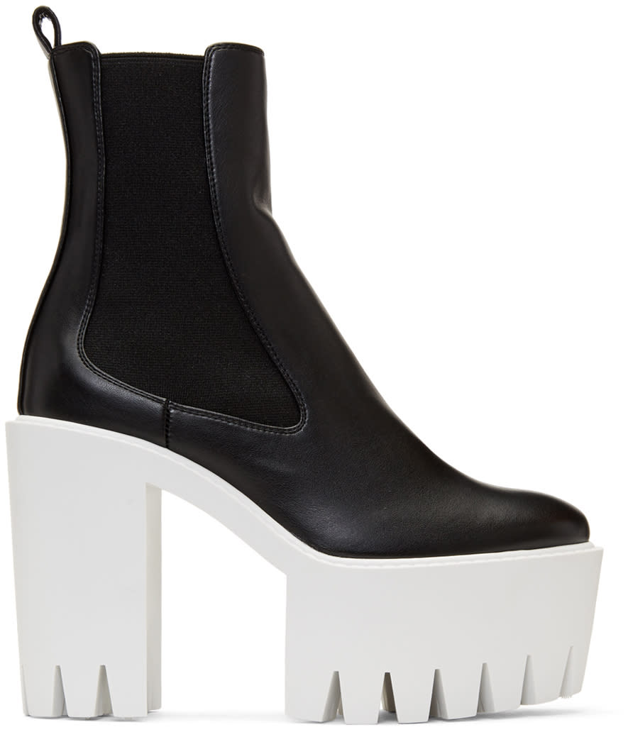 Stella Mccartney Black Monster Boots