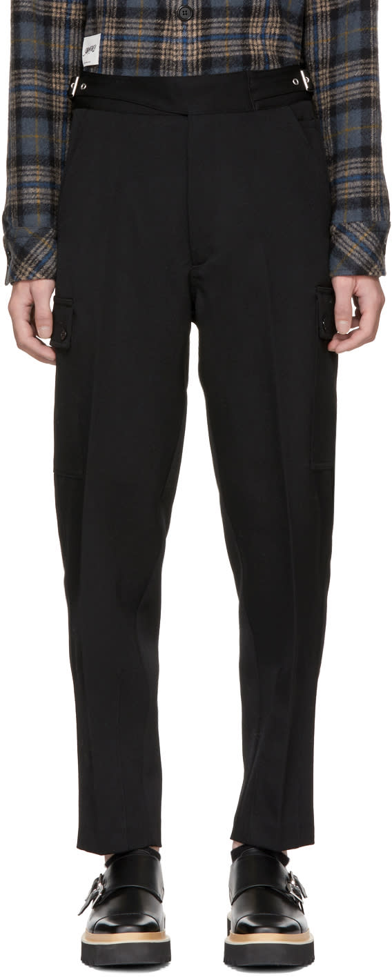 Stella Mccartney Black Cargo Pants