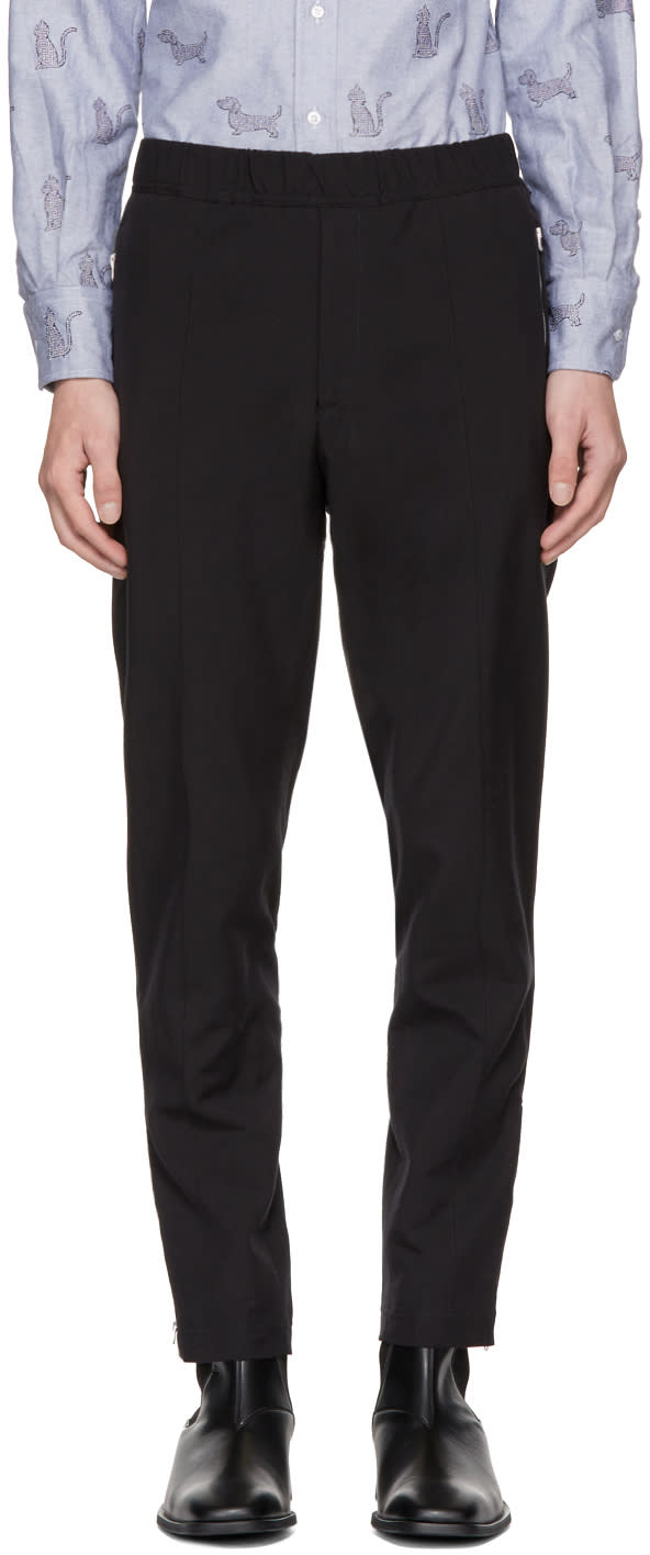 Stella Mccartney Black Zip Trousers