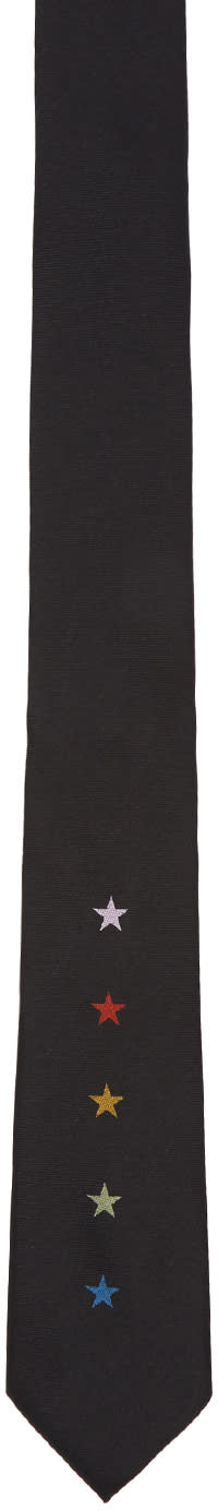 Valentino Black Stars Tie