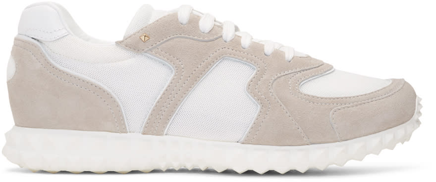 Valentino White Valentino Garavani Hive Sneakers