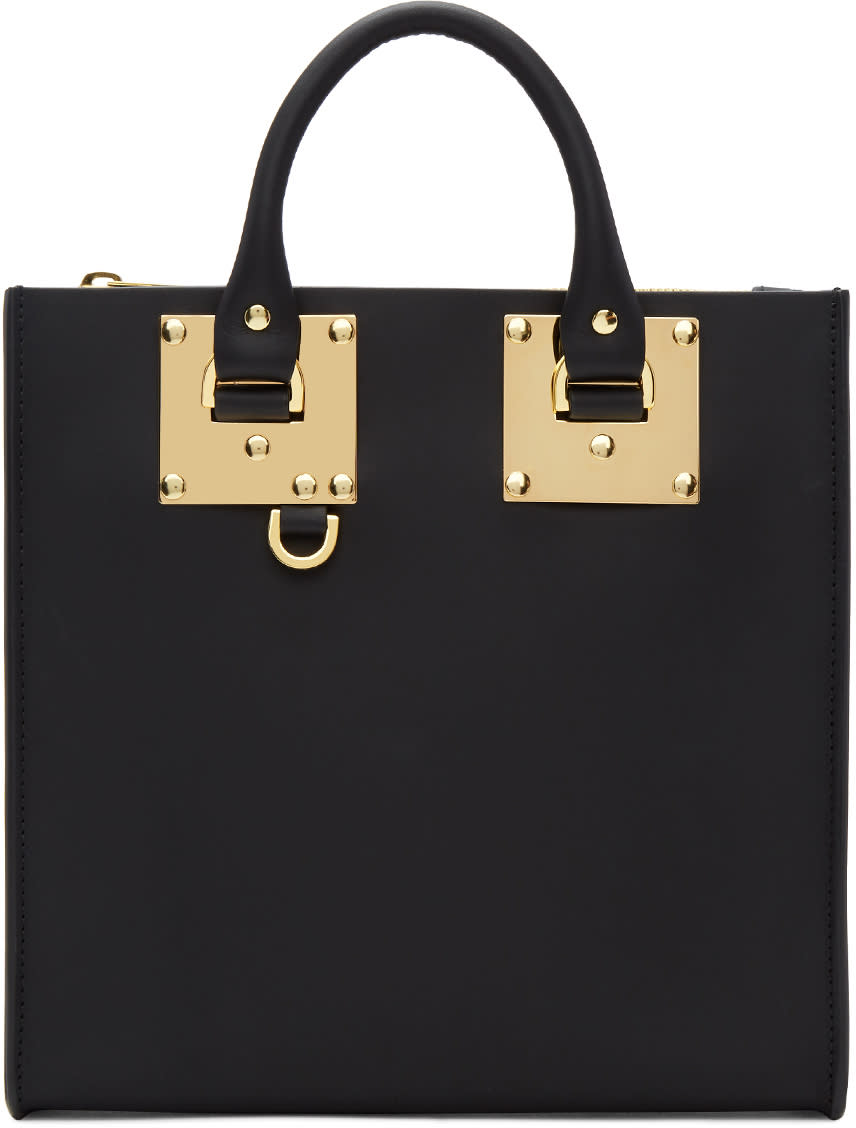 Sophie Hulme Black Square Albion Tote Sophie Hulme Black Square Albion Tote