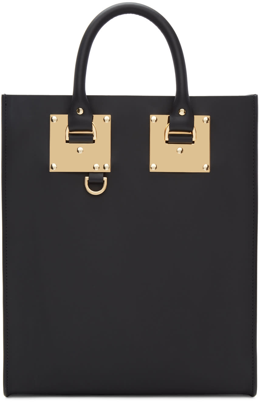 Sophie Hulme Black Mini Albion Tote Sophie Hulme Black Mini Albion Tote