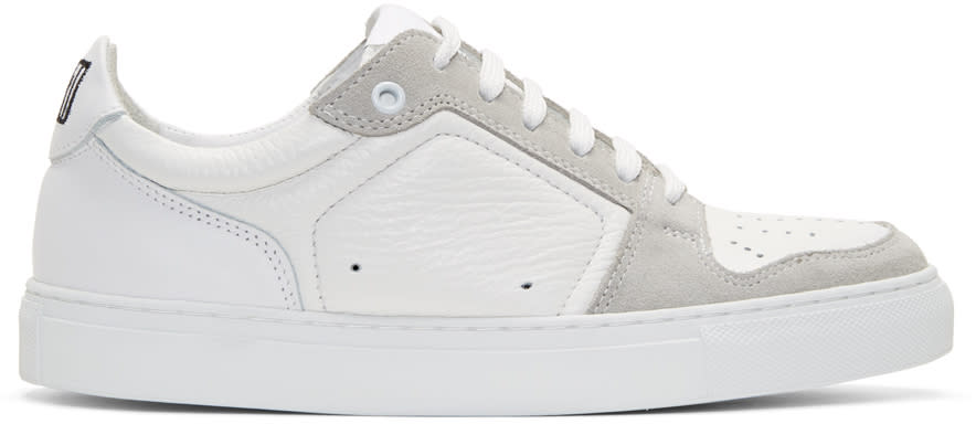 Ami Alexandre Mattiussi White Lace-up Sneakers