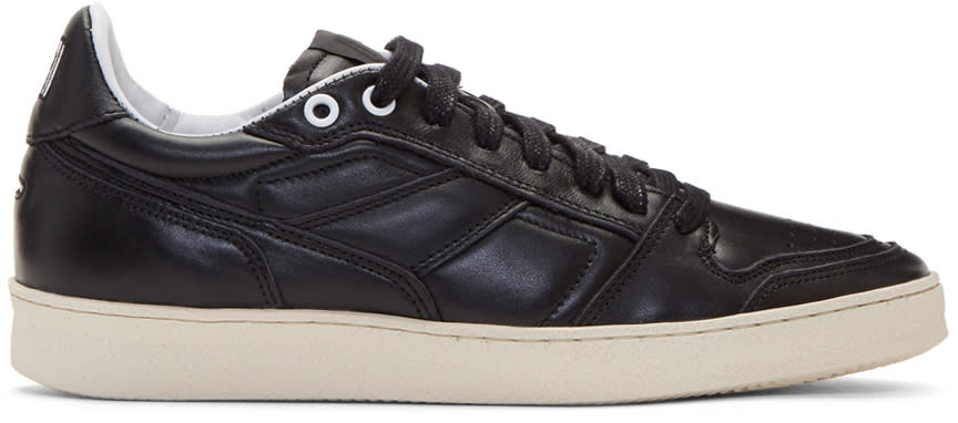 Ami Alexandre Mattiussi Black Leather Sneakers
