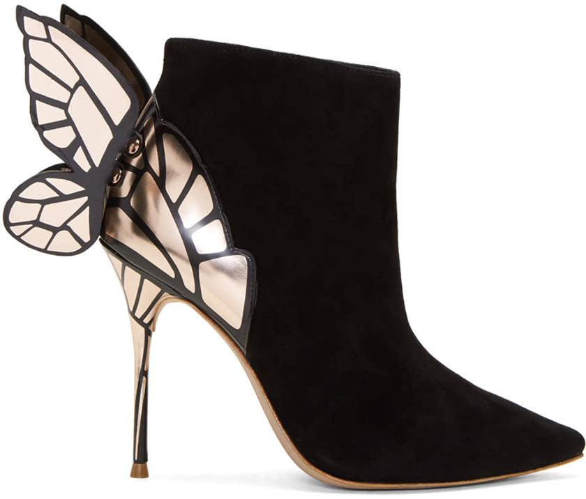 Sophia Webster Black Suede Chiara Boots