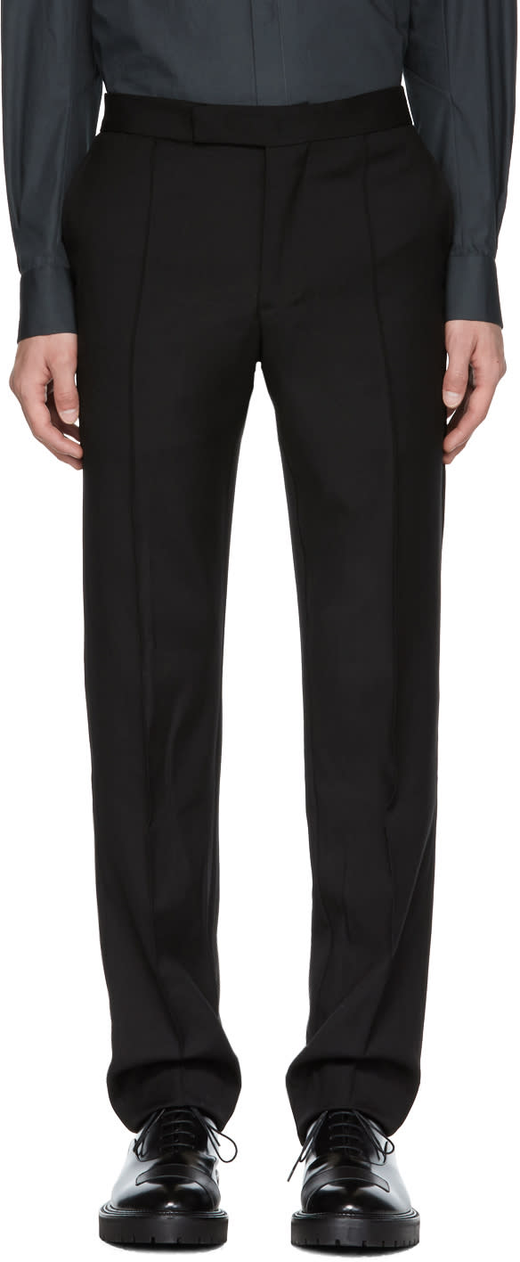 Yang Li Black Slim Tailored Trousers