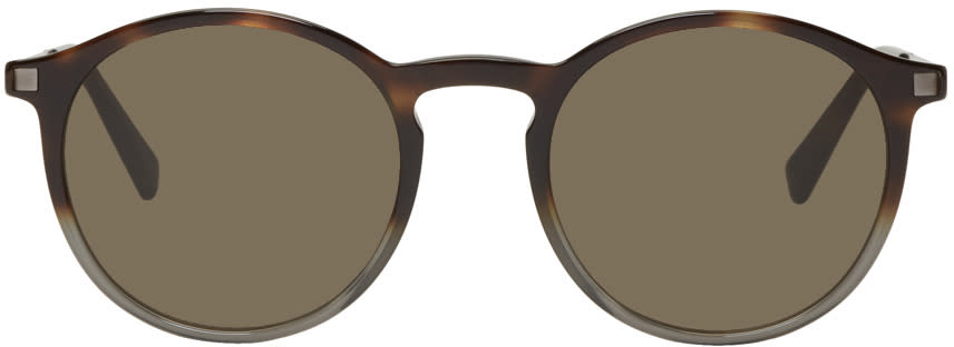 Mykita Tortoiseshell and Grey Oki Sunglasses