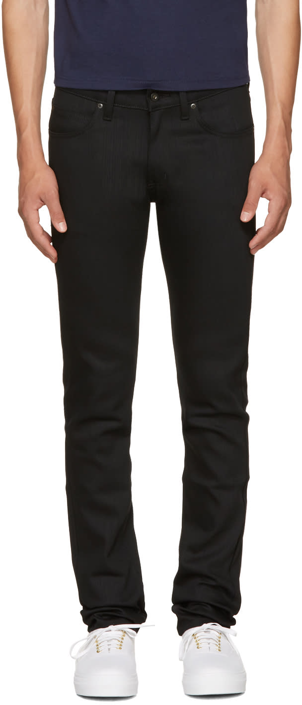 Naked and Famous Denim Black Super Skinny Guy Jeans