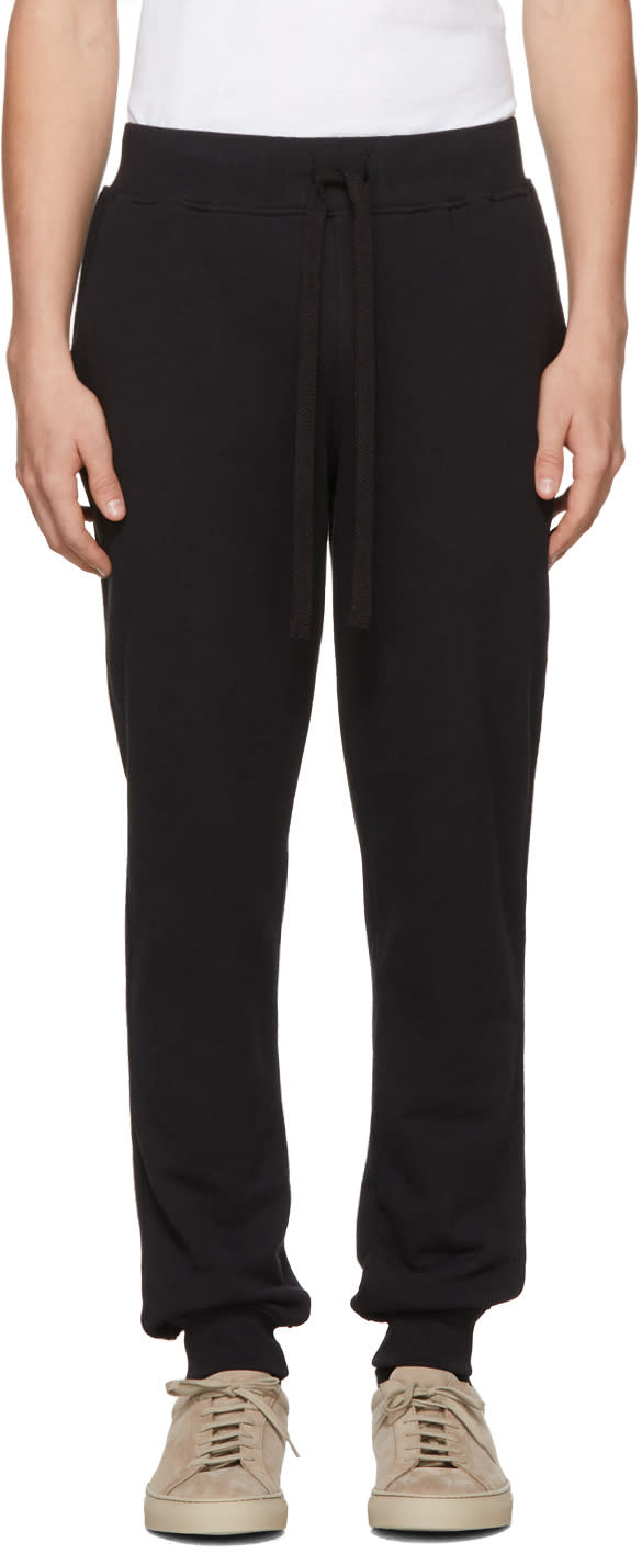 Naked and Famous Denim Black Slim Jogger Lounge Pants