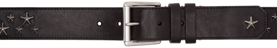 Jimmy Choo Black Stars Archer Belt