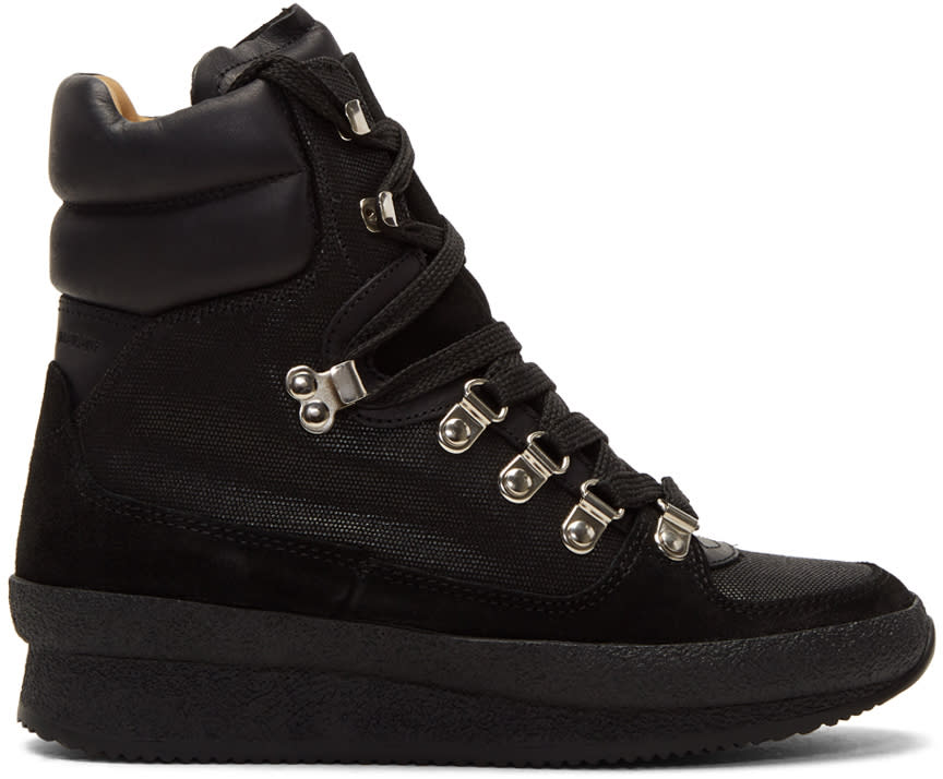 Isabel Marant Black Brendty Hiking Boots