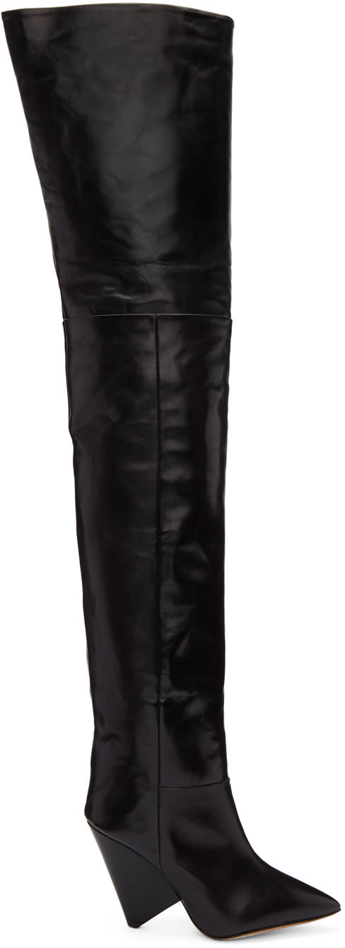 Isabel Marant Black Lostynn Over-the-knee Boots