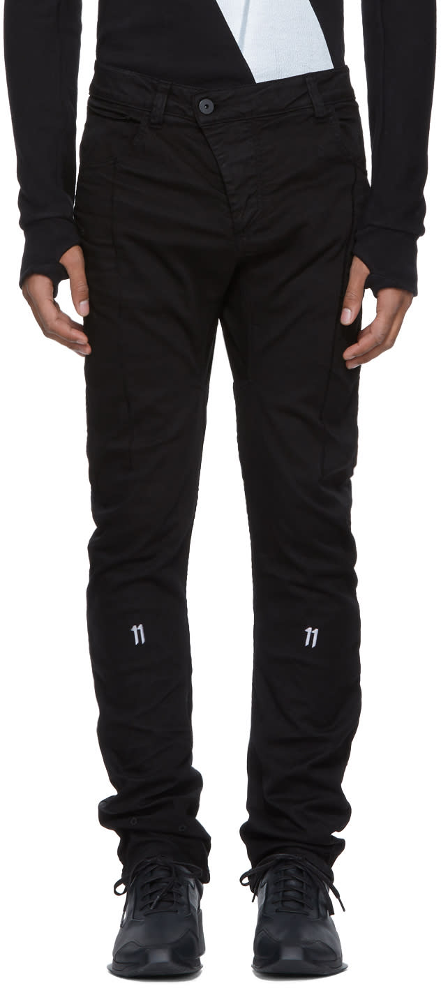 11 By Boris Bidjan Saberi Black 11 Branded Trousers