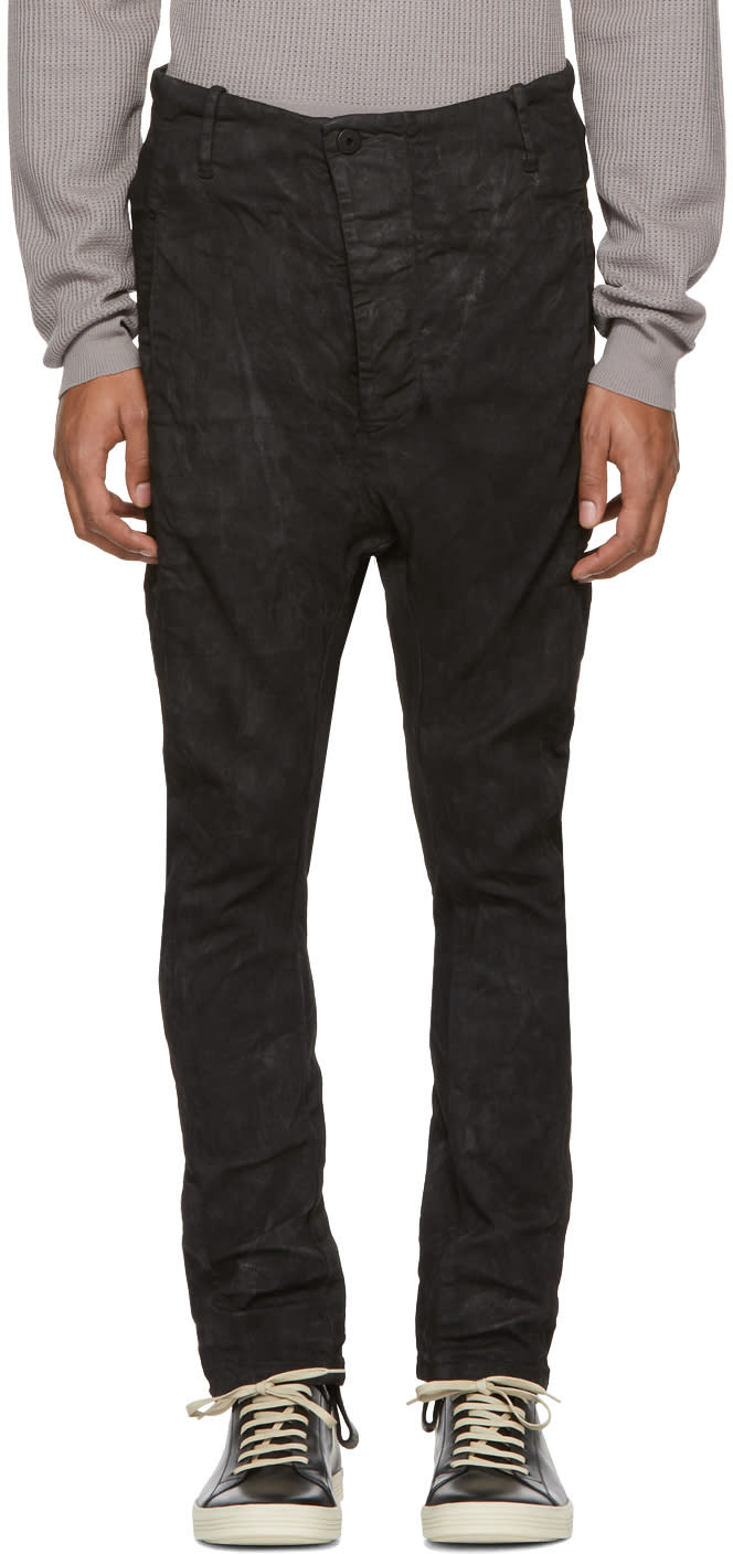 11 By Boris Bidjan Saberi Black Denim Trousers