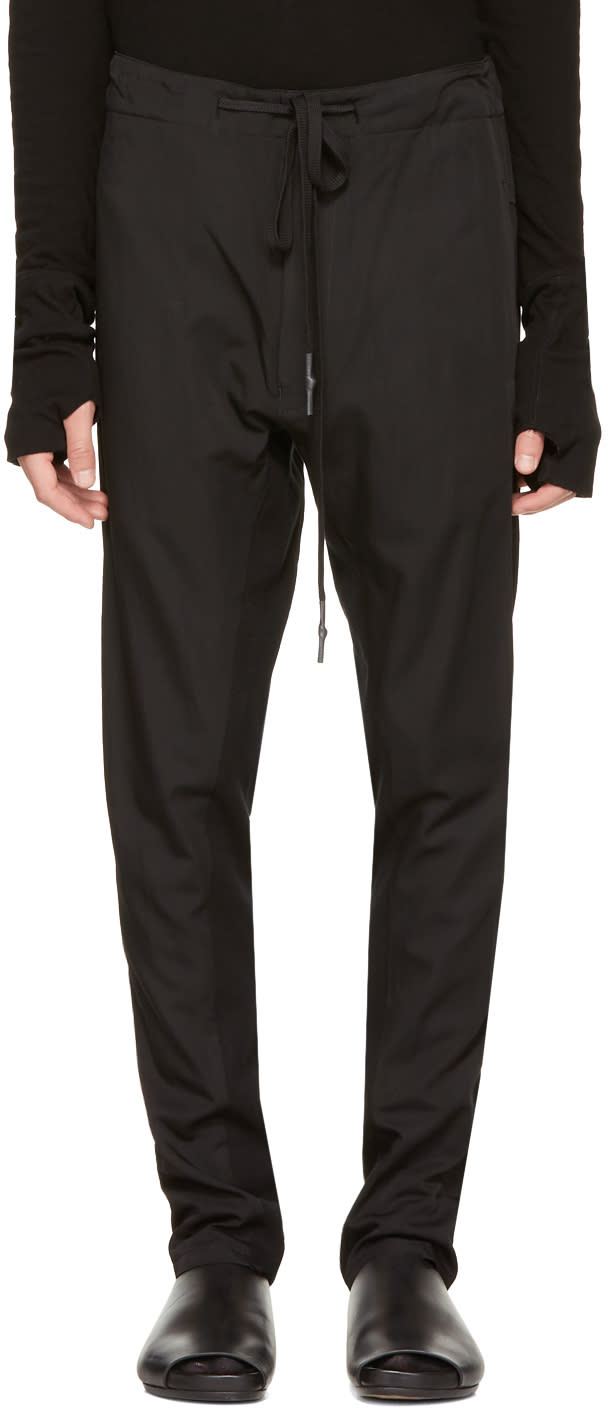 Nude:mm Black Low Drawstring Trousers