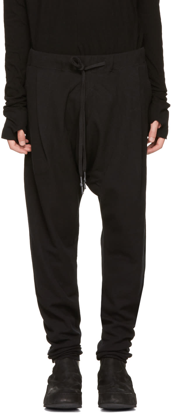 Nude:mm Black Low Drawstring Lounge Pants