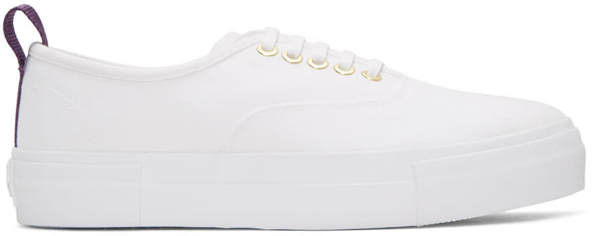 Eytys White Canvas Mother Sneakers