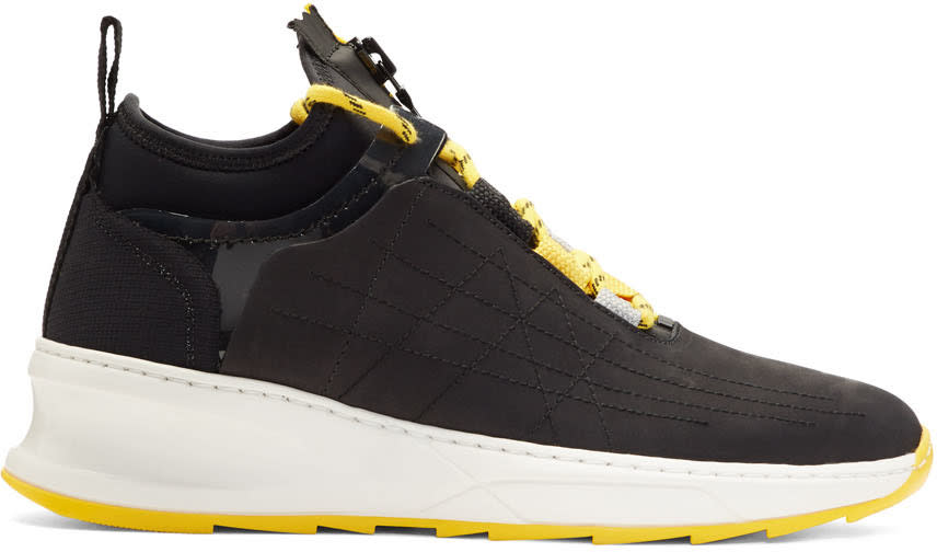 Filling Pieces Black Inner Circle deconstructed Shark Sneakers