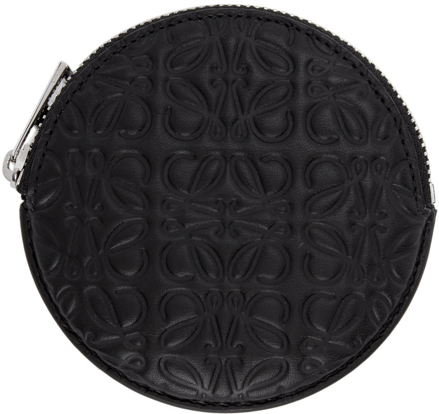 Loewe Black Anagram Cookie Coin Pouch