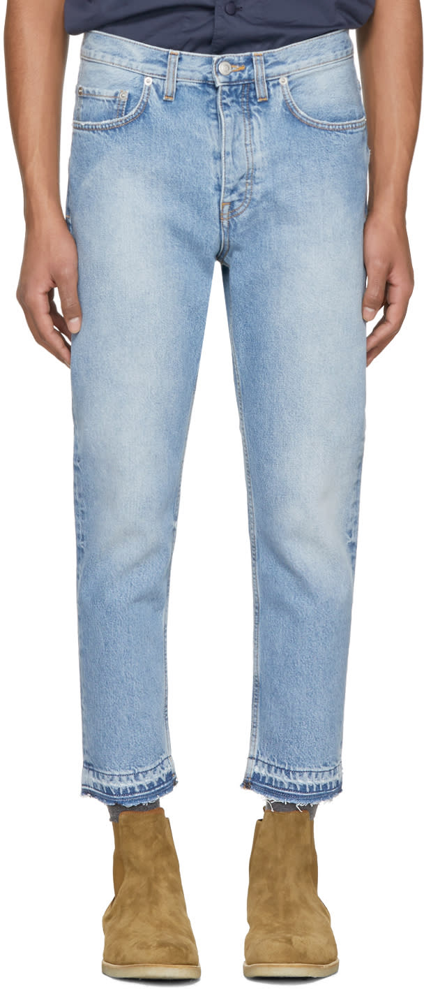 Harmony Blue Cropped Dorian Jeans