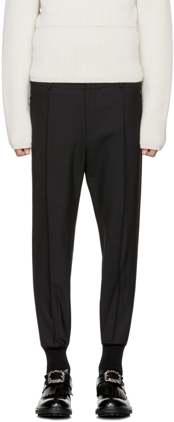 Wooyoungmi Black Tapered Trousers