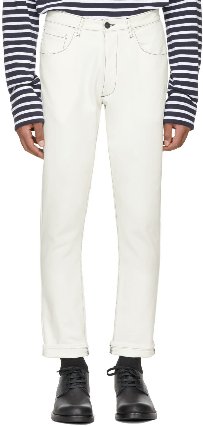 Sunnei White Skinny Jeans