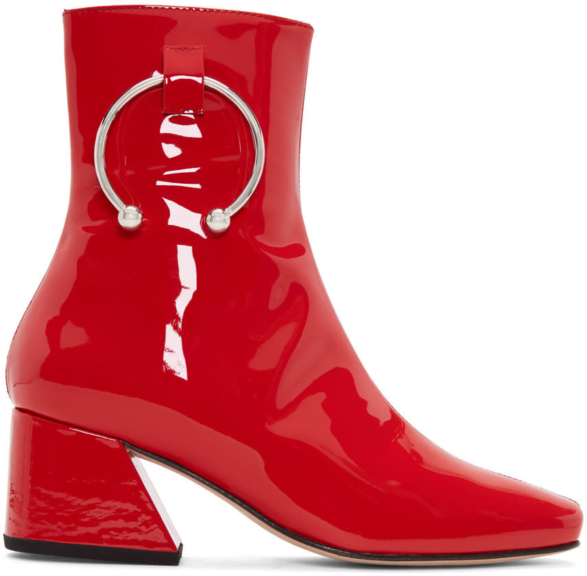 Dorateymur Red Patent Nizip Boots
