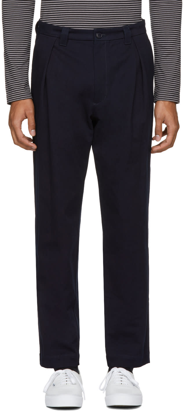 Blue Blue Japan Indigo One Tuck Chinos