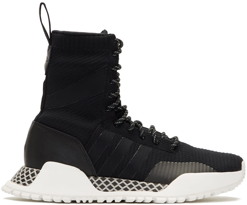 Adidas Originals Black F-1.3 Pk High-top Sneakers