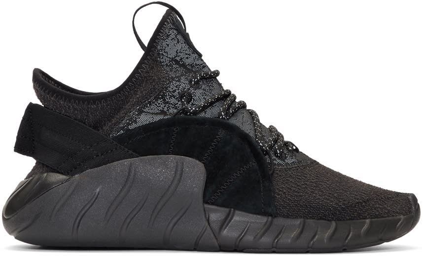 Adidas Originals Black Tubular Rise Sneakers