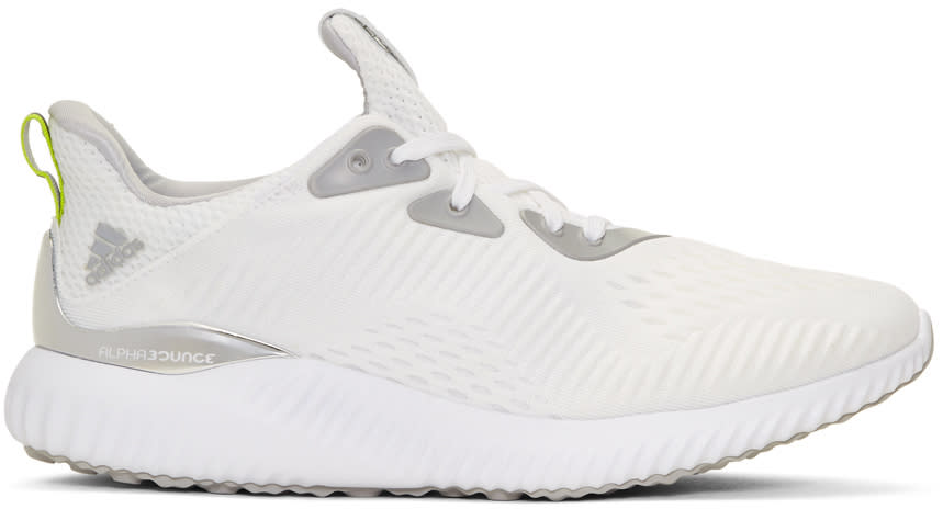 Adidas X Kolor White Alphabounce 1 Sneakers