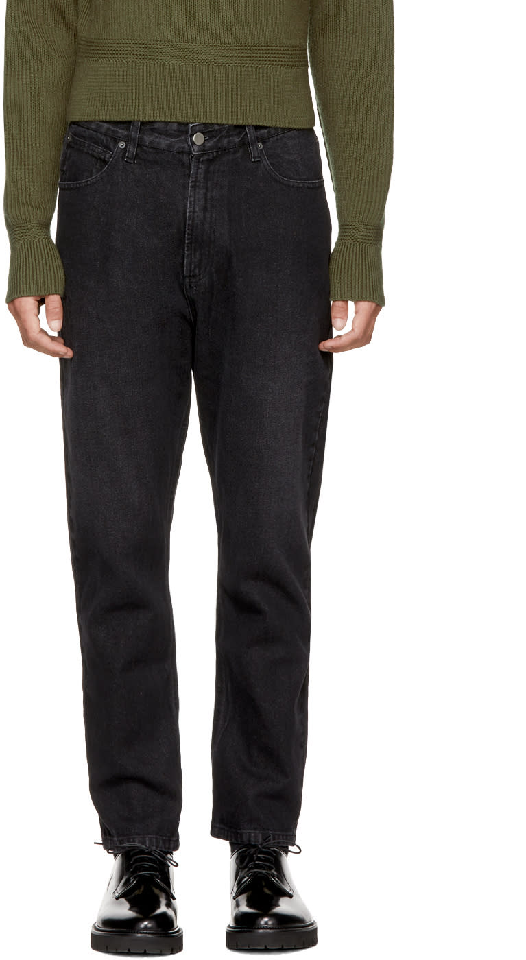 Cmmn Swdn Black Maxime Crop Loose Jeans