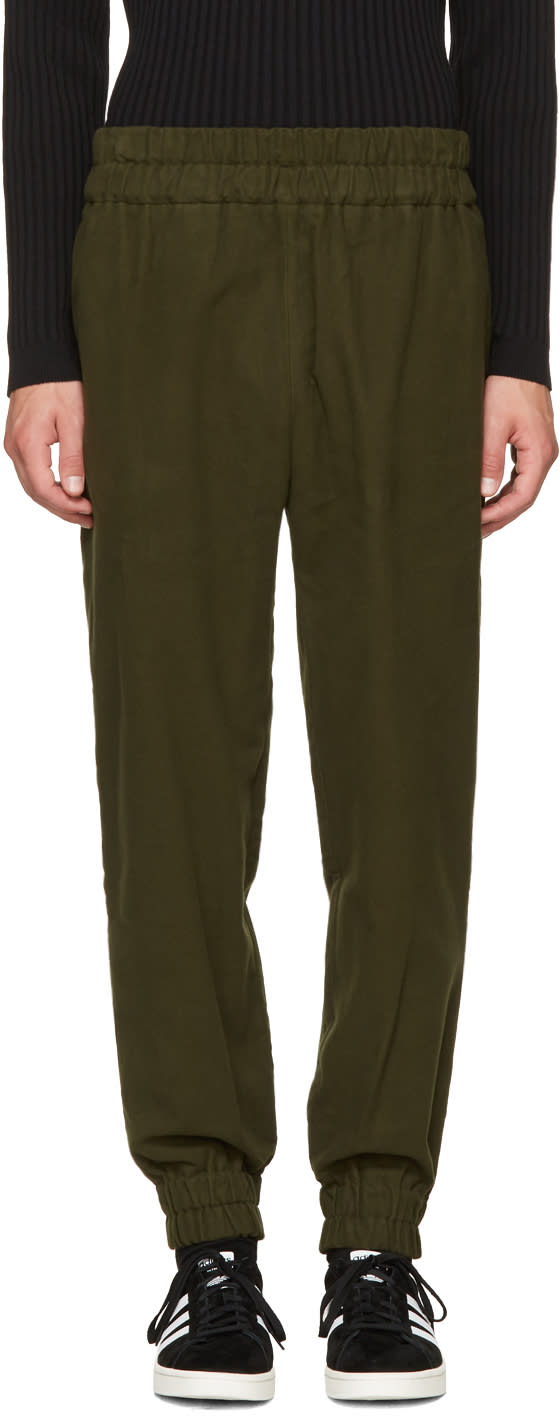 Phoebe English Green Jogger Lounge Pants