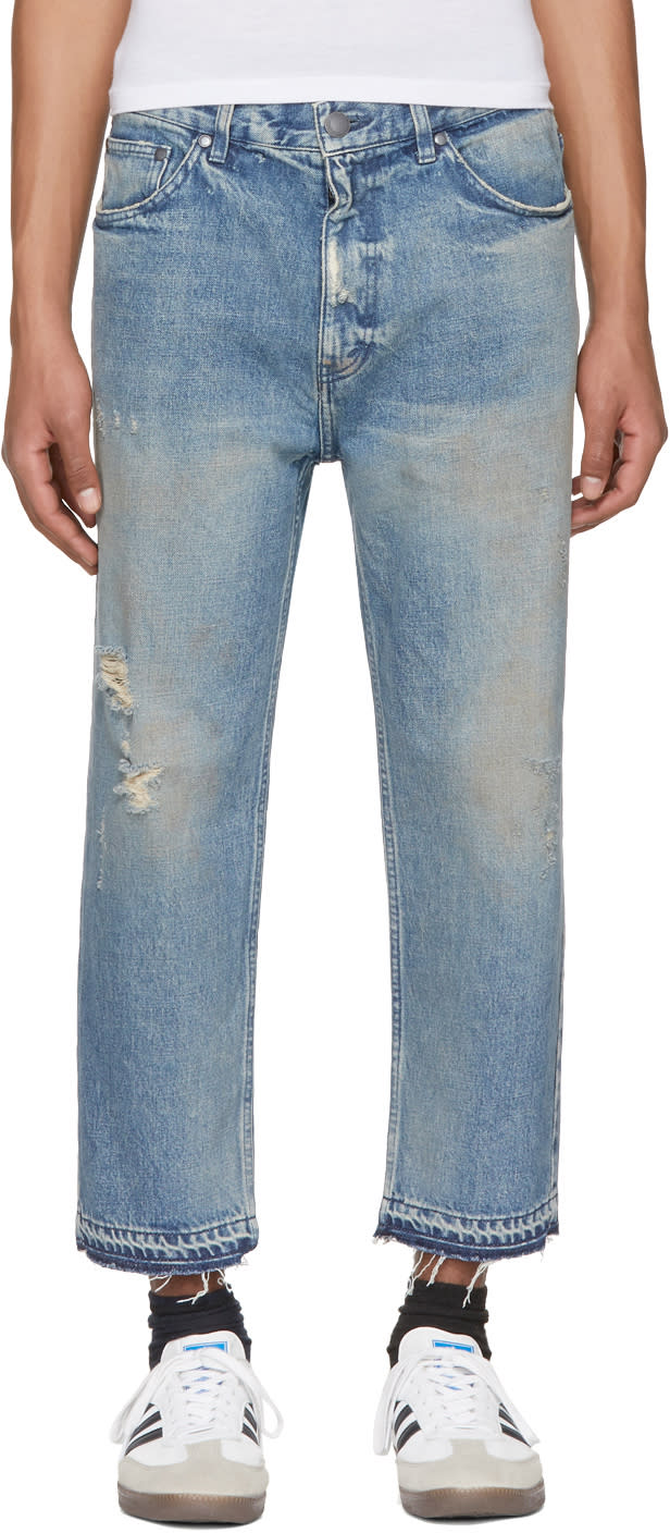 John Elliott Indigo the Kane Jeans